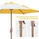 preview thumbnail 52 of 111, Autlaycil 7.5FT Patio Umbrella with Tilt and Crank