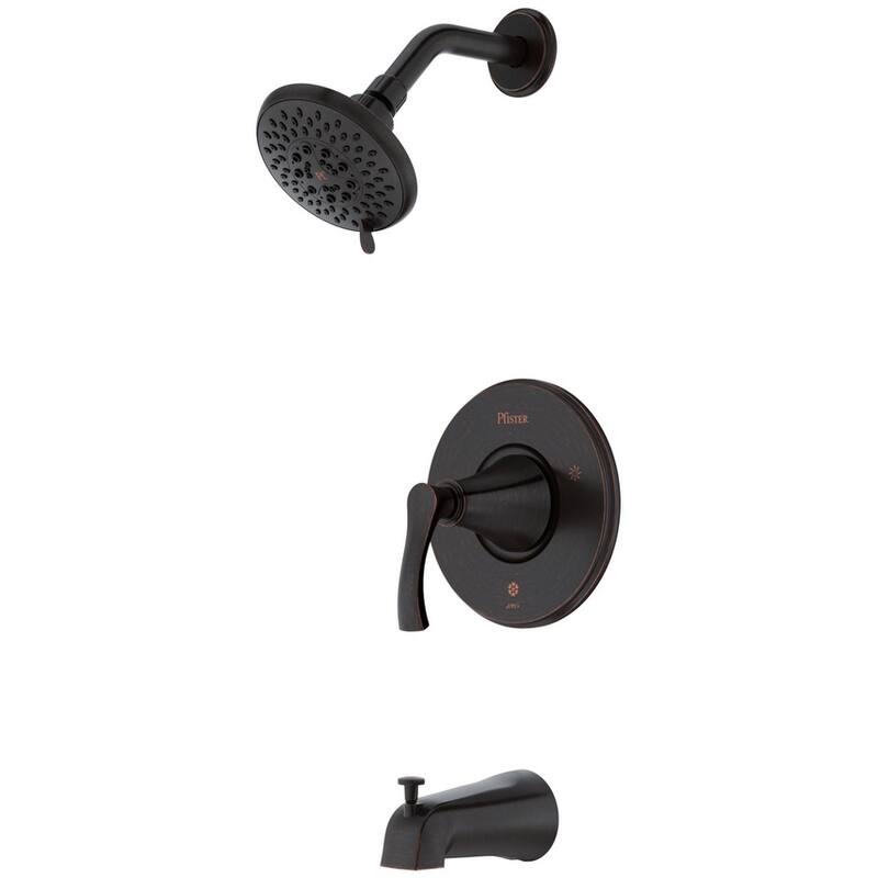 Pfister LG89-8WD Woodbury Tub and Shower Trim Package with 1.8 GPM - Tuscan Bronze