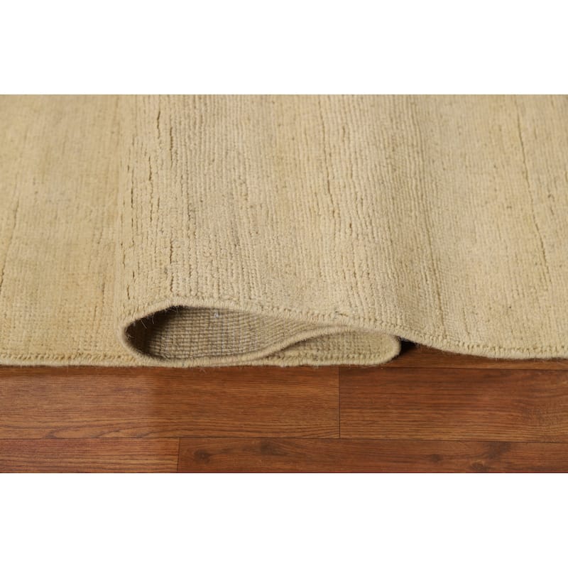 Gabbeh Modern Oriental Rug Hand-Knotted Wool Carpet - 4'10"x 6'5"