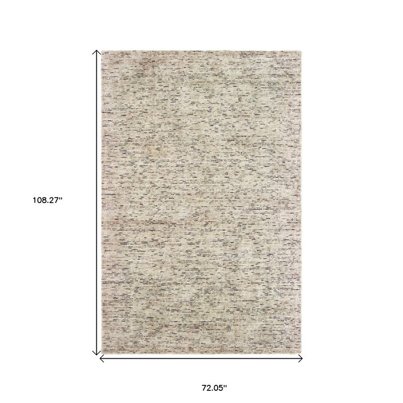 HomeRoots Solid Color Modern Rectangle Area Rug