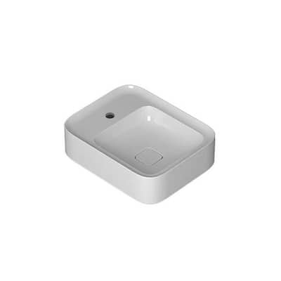 WS Bath Collections Cameo 50.40.01 Cameo 19-11/16" Rectangular Ceramic