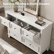 preview thumbnail 5 of 26, 7 Drawer Dresser, Wooden Chest of Drawers with Deep Drawers, 47 in Long Dressers TV Stand
