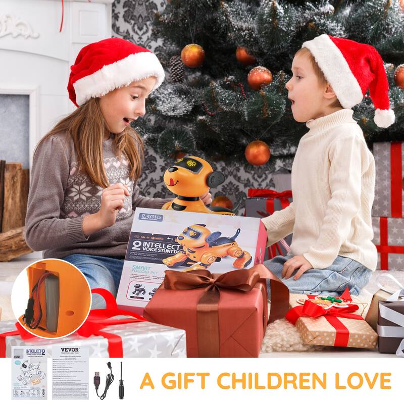 Remote Control Robot Cat/Dog Toy for Age 3 4 5 6 7 8 10 Year Old Boys Girls