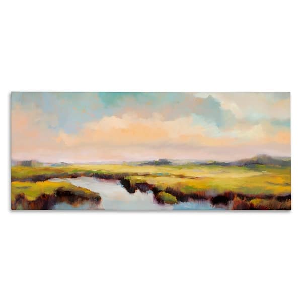 Stupell Sunrise over Rural Stream Canvas Wall Art Design By Odile - Bed ...