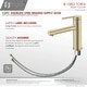 preview thumbnail 10 of 12, STYLISH Stainless Steel Single Handle Single Hole Bathroom Faucet - Faucet Height: 6 3/8" Spout Height: 3 7/8"