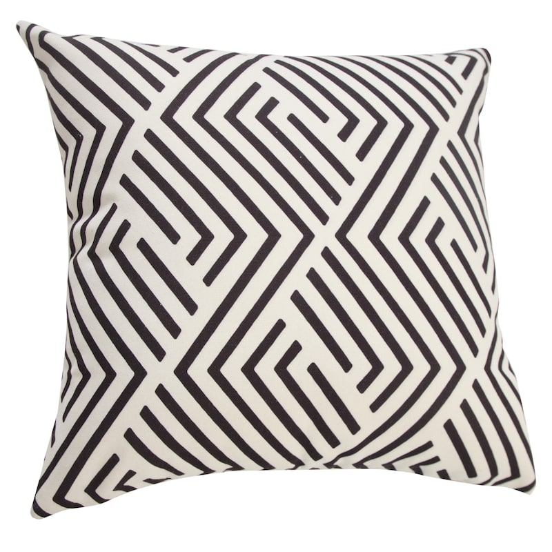 Sevita Geometric Maze Indoor/Outdoor Throw Pillow