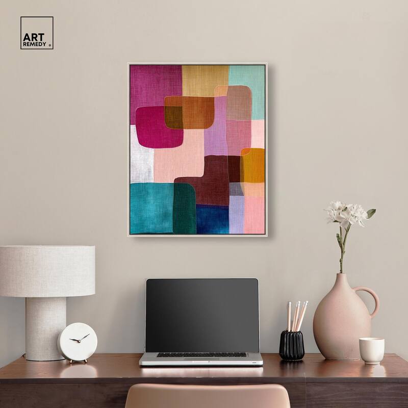 Color Block Cadence III Canvas by Art Remedy