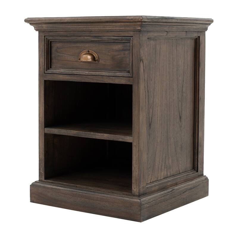 Classic Nightstand With Shelves