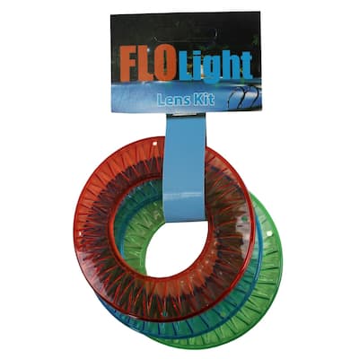 Colored Lens Kit FLOlight Jetlight Pool Wireless Return Light 3 Pack (12 Pack) - 0.25
