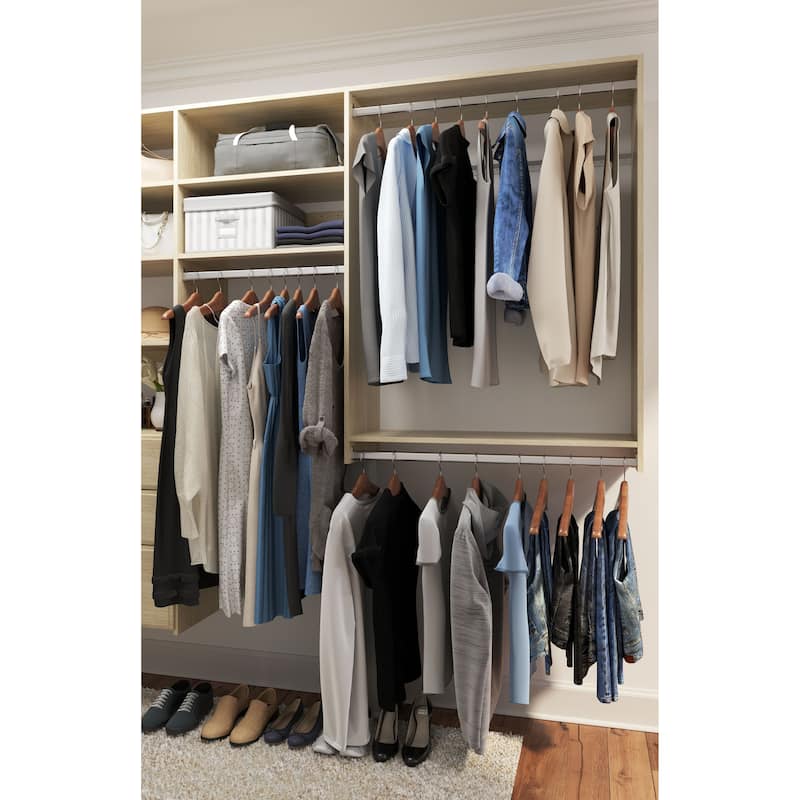 Easy Track Ultimate Corner Laminate Closet Kit