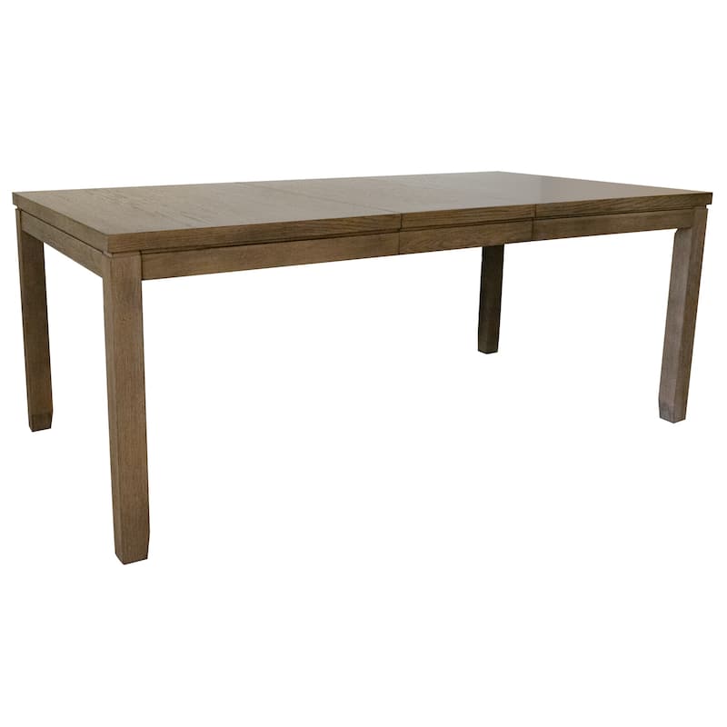 Extendable Dining Table - Acacia Wood Table Seats 6-8 - Brown Kitchen Table - 78