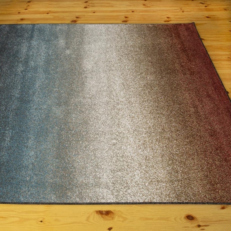 Luxe Weavers Modern Abstract Ombre Multi 5x7 Area Rug - 5' x 7' - 5' x 7' - Multi
