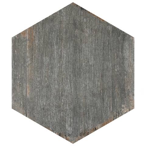 Merola Tile Retro Hex Cendra 14.13" x 16.25" Porcelain Floor and Wall Tile
