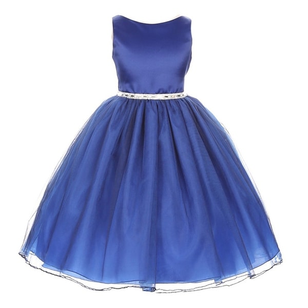 Shop Chic Baby Girls Royal Blue Degrade Overlay Special Occasion