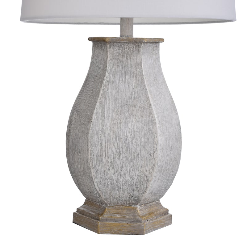 StyleCraft Basilica Sky Table Lamp - White Hardback Shade