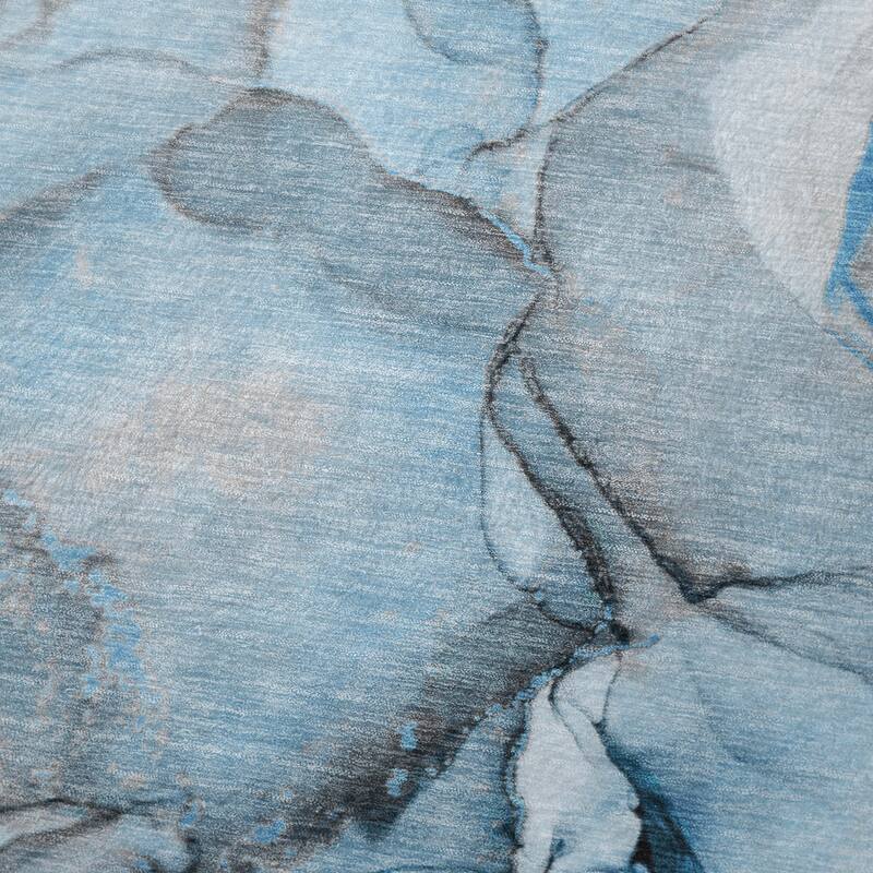 Premium Machine Washable Abstract Contemporary Sherpa Throw Blanket