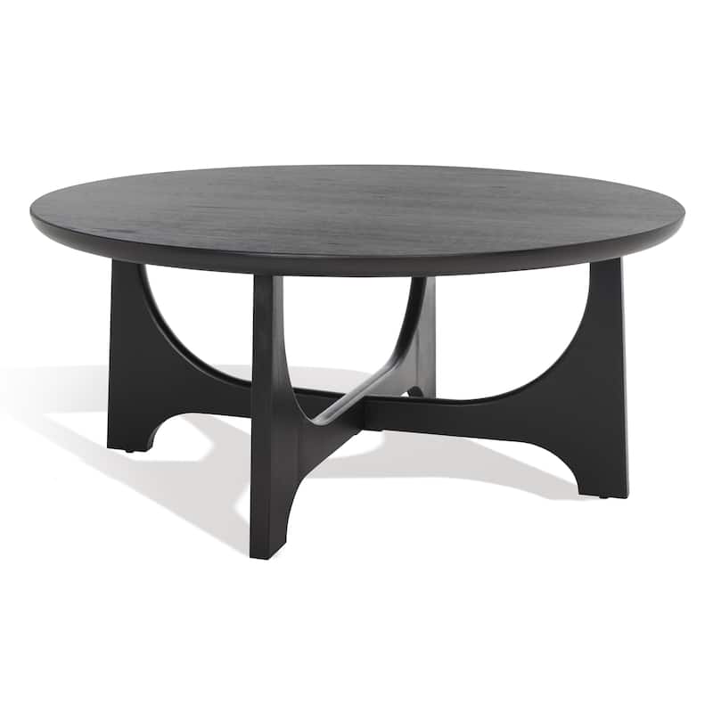 SAFAVIEH Couture Sasha Wood Round Coffee Table - 40 in. W x 40 in. D x 18 in. H