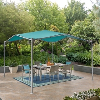 Poppy Outdoor 11.5' x 11.5' Modern Gazebo Canopy by Christopher Knight Home