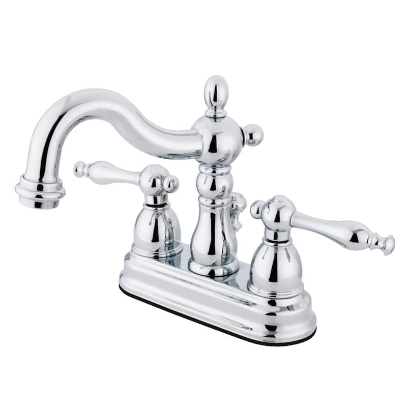Kingston Brass Heritage 1.2 GPM Centerset Bathroom Faucet with Pop-Up
