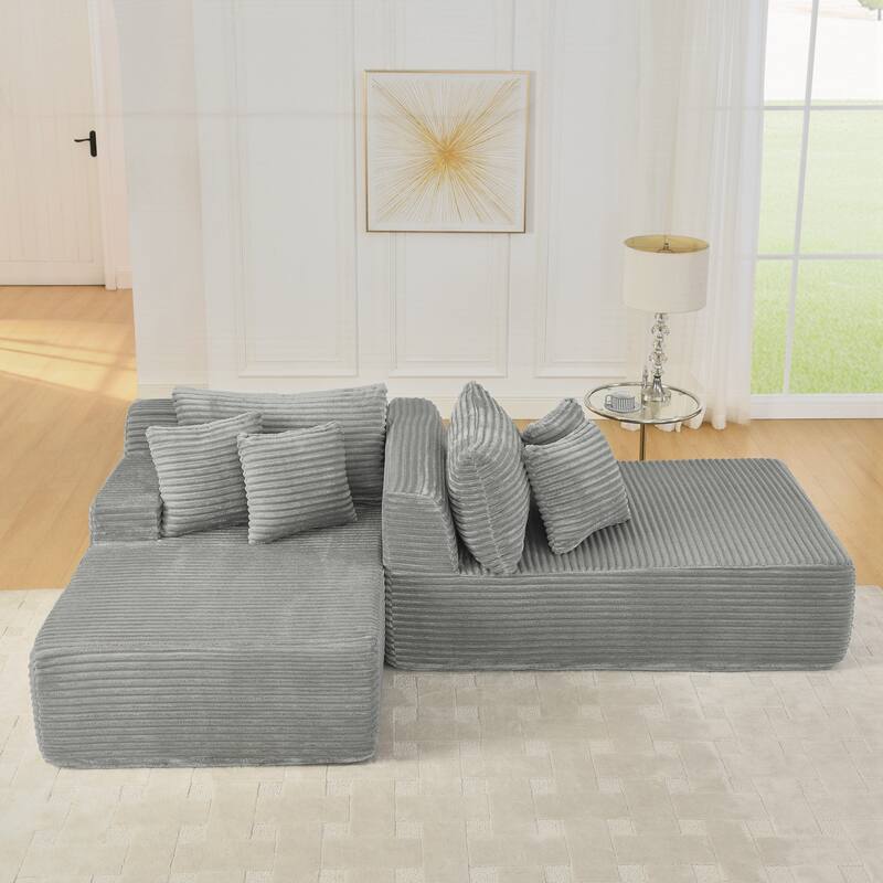 Two-seater Lazy Sofa Lounge Chair,Compressed Sofa No Assembly Required