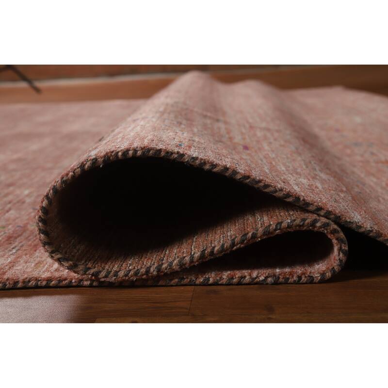 Hand Knotted Oriental 100% Wool Carpet Tribal Animal Pictorial Oranges & Rust Gabbeh Area Rug - 11' 3'' X 9' 0''