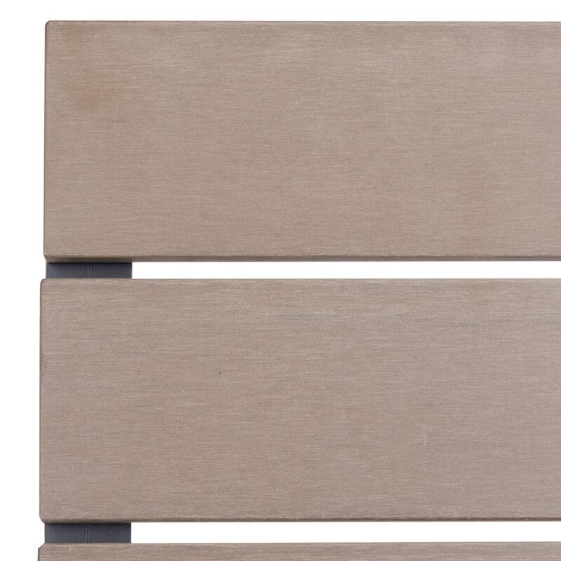 SAFAVIEH Outdoor Kennedi Chair - Taupe (Set of 2) - 23Wx22Dx33H