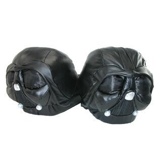 Star Wars Darth Vader 3D Plush Slippers New BIOWORLD
