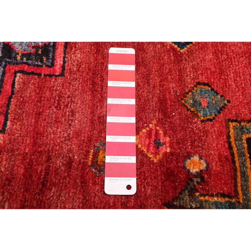 ECARPETGALLERY Hand-knotted Konya Anatolian Red Wool Rug - 4'4 x 6'8
