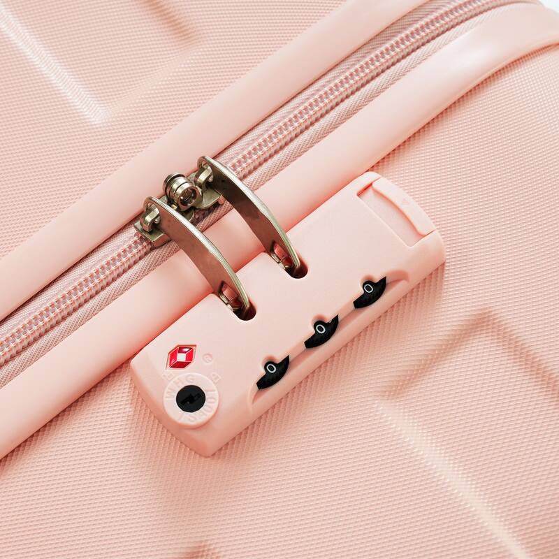 New Model ABS Hardshell 3 Piece Luggage Sets, Lightweight Durable Suitcase with Spinner Wheels and TSA Lock, for Travel