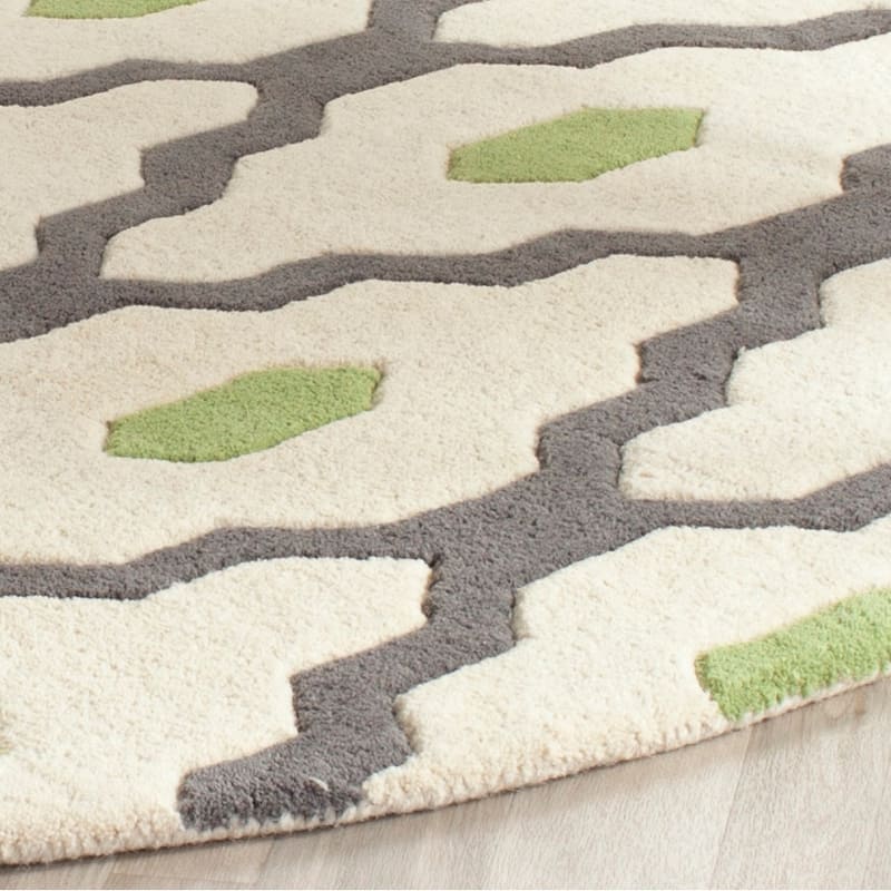 SAFAVIEH Handmade Chatham Sutapa Modern Moroccan Wool Rug