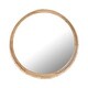 preview thumbnail 4 of 2, Maxim 22449 Vannerie 30"W x 3-1/2"H Circular Flat Accent Mirror