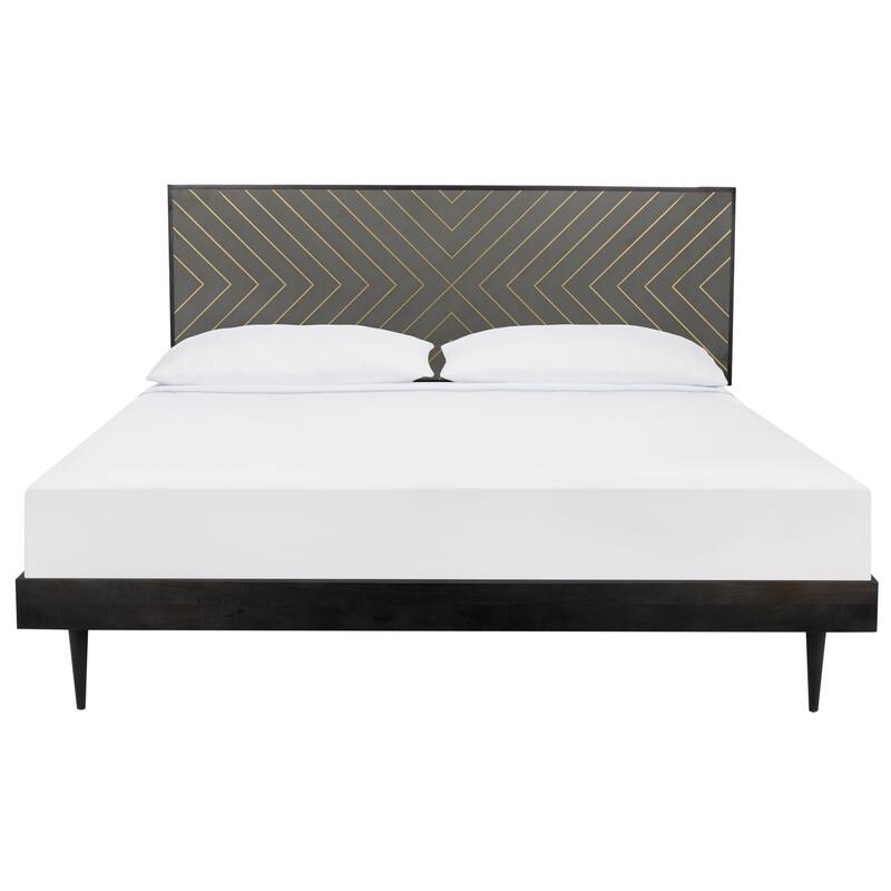 SAFAVIEH Couture Leni Gold Inlayed Cement Bed