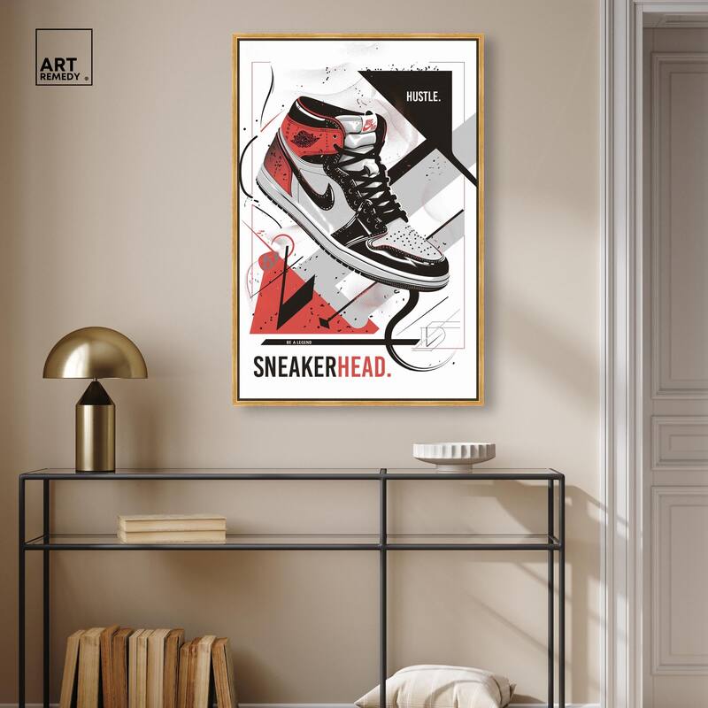 Stylish Sneakerhead Canvas by Art Remedy