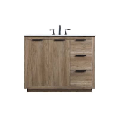 Elegant Lighting VF19442 Blake 42" Free Standing Single Basin Vanity