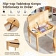 preview thumbnail 28 of 35, Multifunctional Kids Table and Chairs with Storage Space - 23" x 16" x 21.5"(L x W x H)