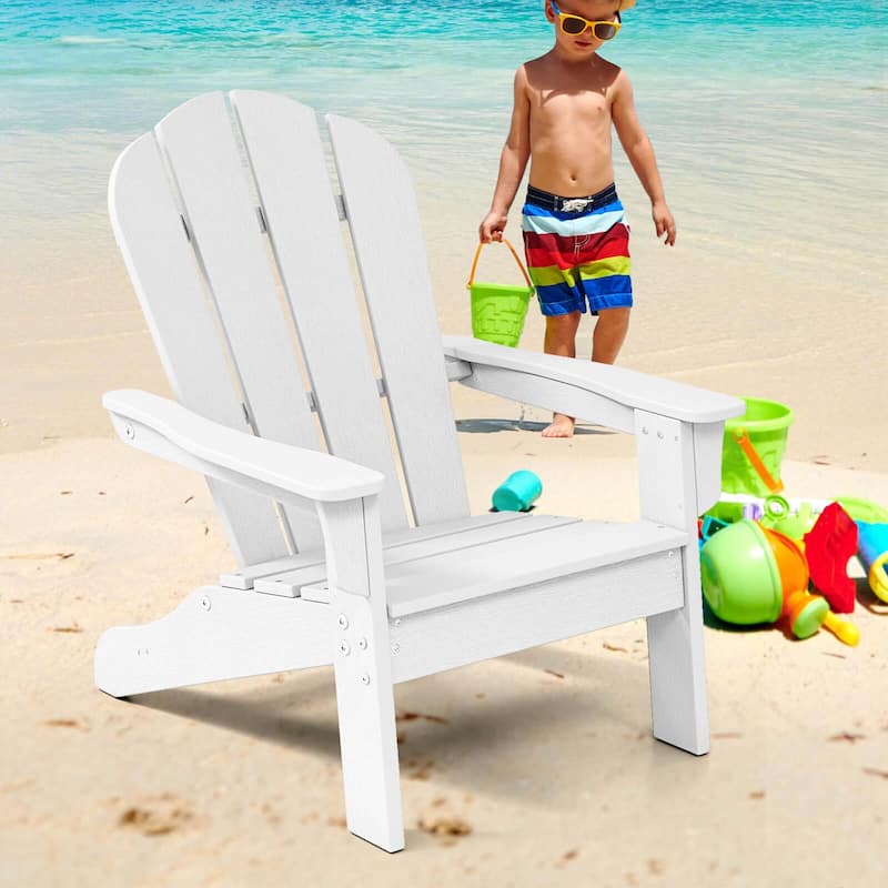 Costway Kids Adirondack Chair with High Backrest Armrests Fire Pit - See Details