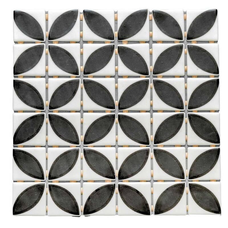 The Tile Life Eterna Lily 2x2 Glass Floor & Backsplash Wall Tile