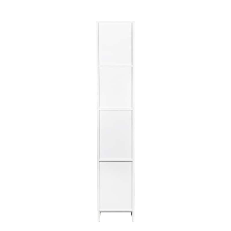Freestanding Cabinet with Inadjustable Shelves & 2 Doors for Kitchen, Dining Room