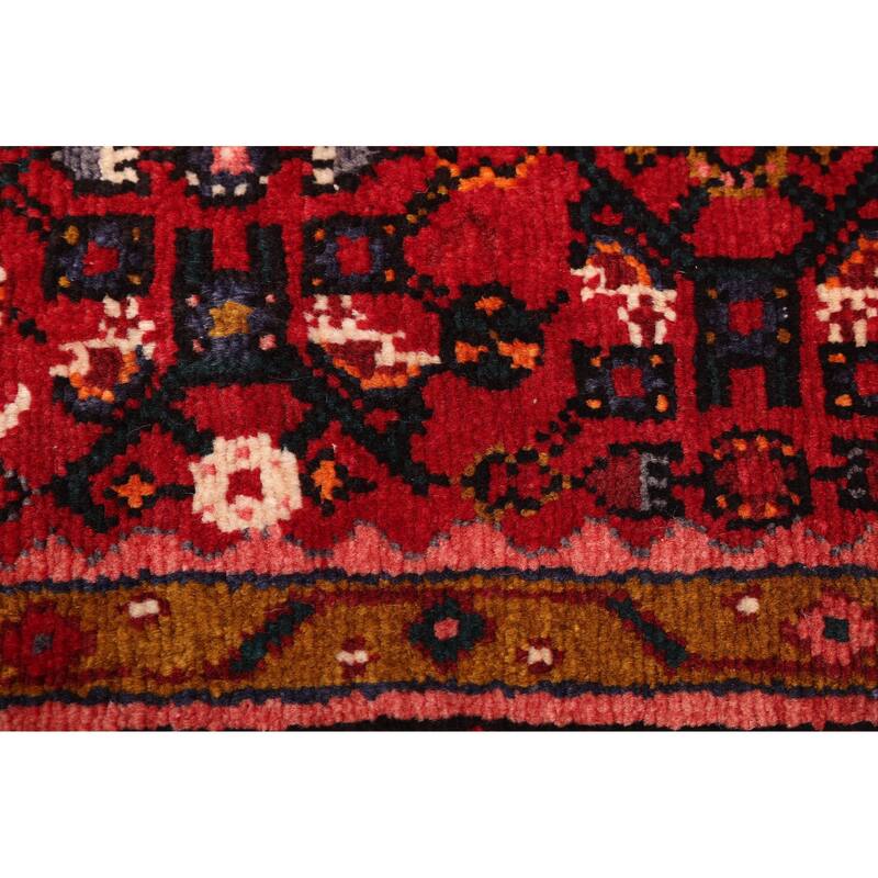 ECARPETGALLERY Hand-knotted Andelz Red Wool Rug - 2'10 x 10'4