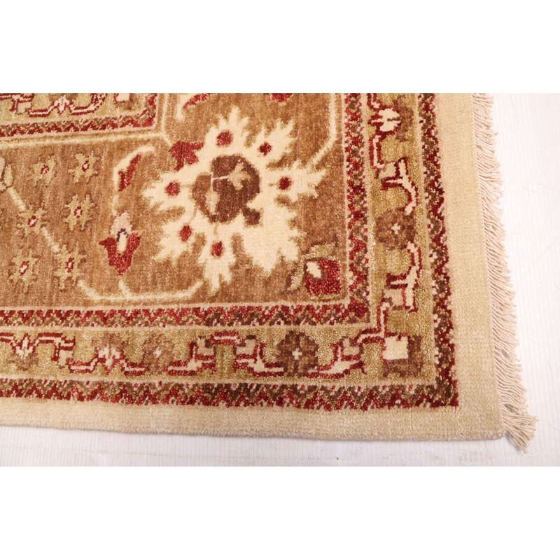 ECARPETGALLERY Hand-knotted Jamshidpour Cream Wool Rug - 8'10 x 11'10