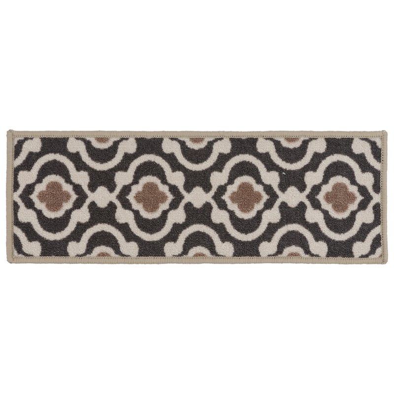 World Rug Gallery Modern Moroccan Trellis Non-slip Nylon Stair Treads