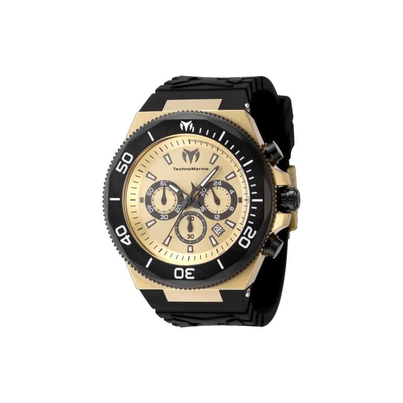 Technomarine Men's TM-224020 Manta Quartz Chronograph Gold, Gunmetal - Gold