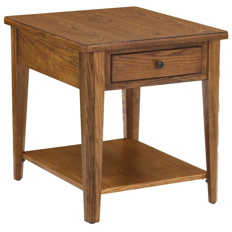 Chromcraft Peter Revington End Table in Chestnut Finish