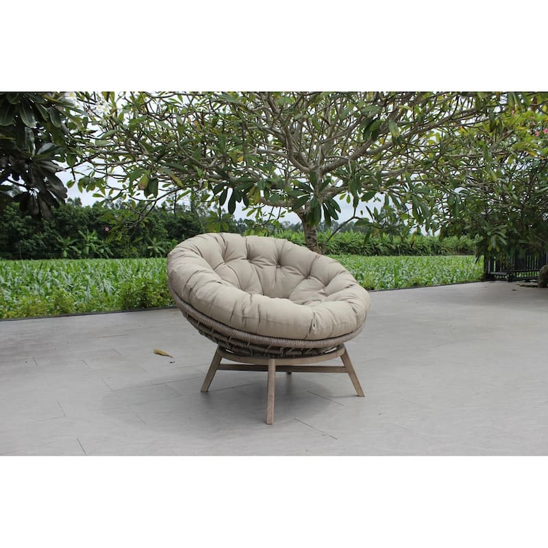 Renava Moon Outdoor Beige Lounge Chair