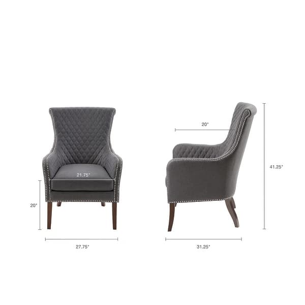 slide 2 of 9, Heston Accent Chair Grey
