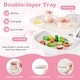 preview thumbnail 7 of 8, Gymax Convertible Baby Tall Chair 2-Tier Food Tray Feeding Chair for