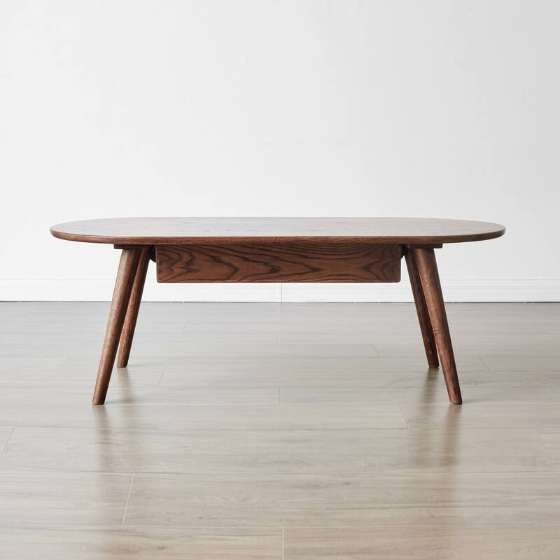Capsule centre table Low table Table with drawers 100% solid wood Top board Desk Coffee table