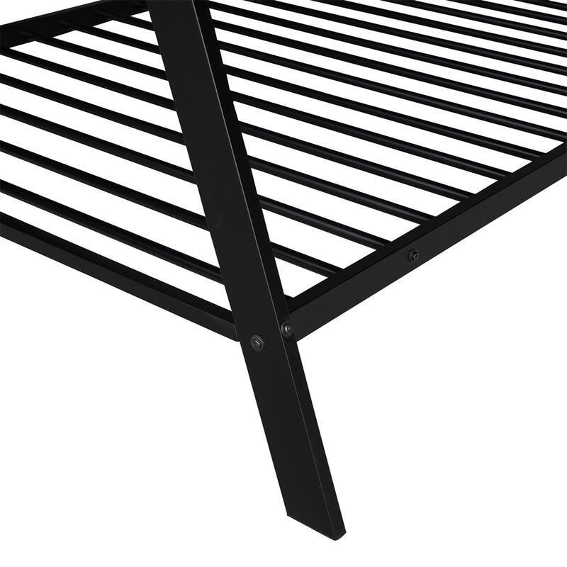 Merax Metal Tent Bed Frame with Slats