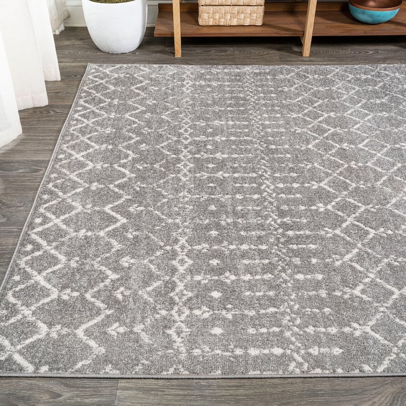 JONATHAN Y Modern HYPE Boho Vintage Diamond Area Rug