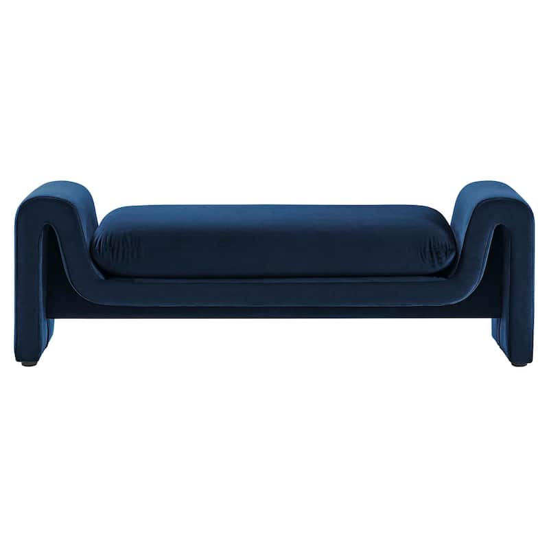Waverly Performance Velvet Bench